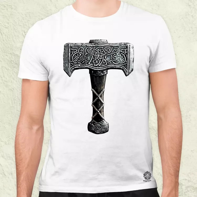 Mjölnir v38 férfi póló