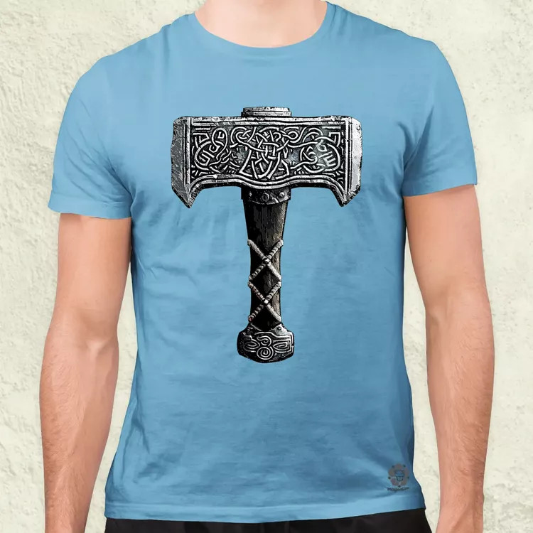 Mjölnir v38 férfi póló