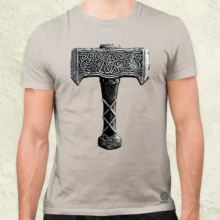 Mjölnir v38 férfi póló