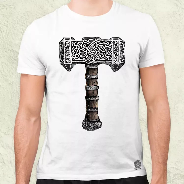 Mjölnir v40 férfi póló