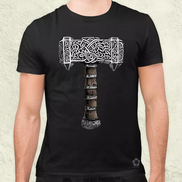 Mjölnir v40 férfi póló