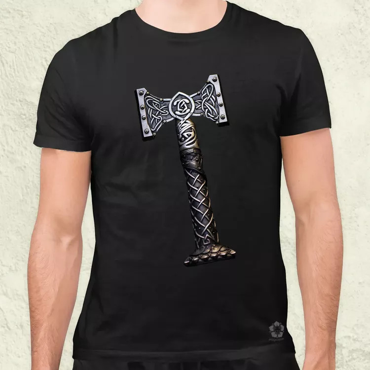Mjölnir v5 férfi póló