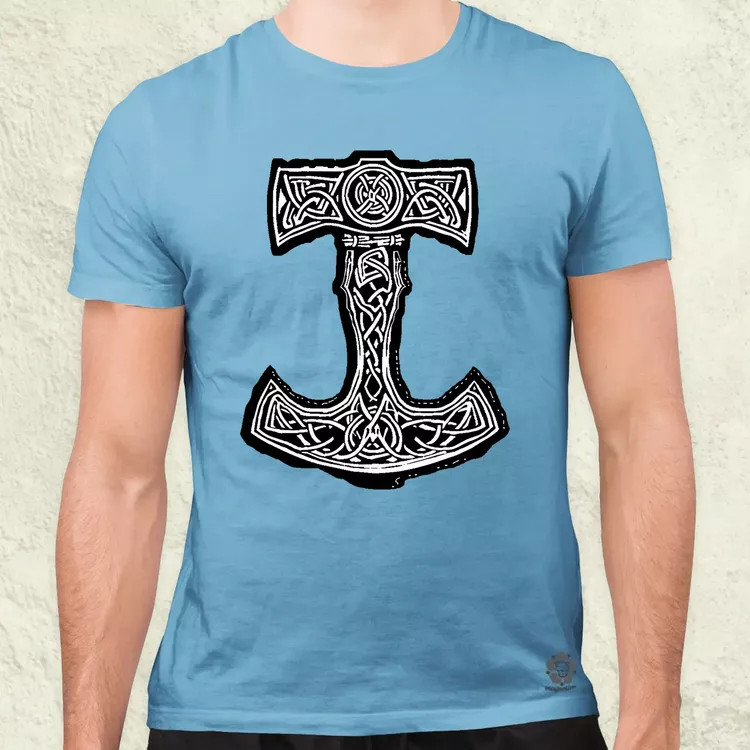 Mjölnir v8 férfi póló