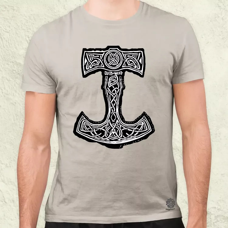 Mjölnir v8 férfi póló