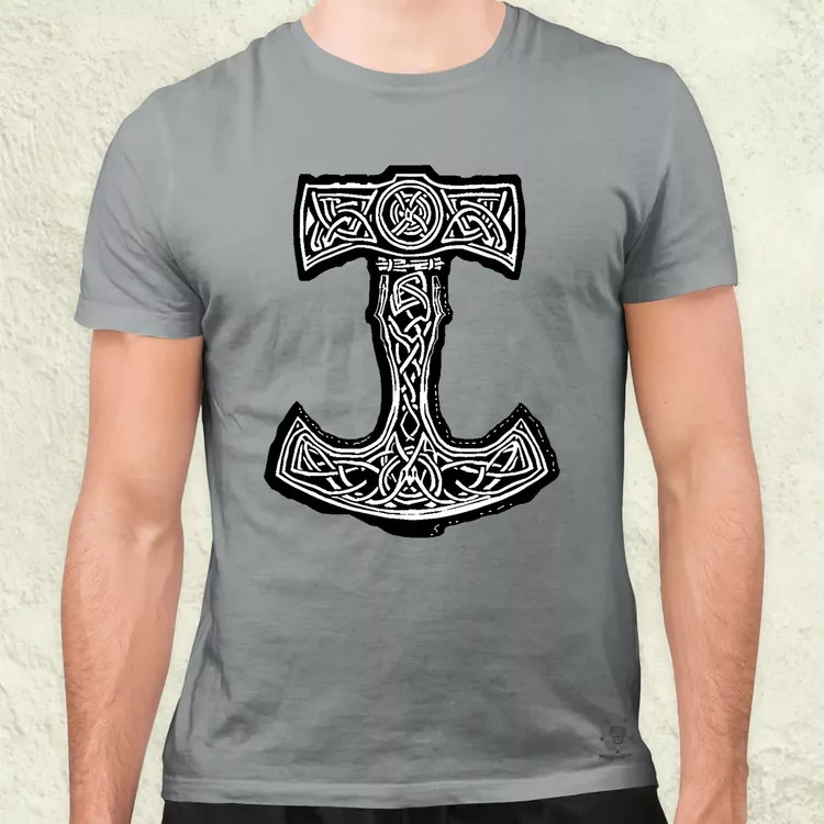 Mjölnir v8 férfi póló