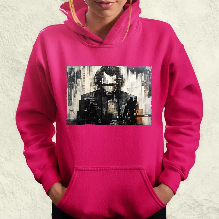Pareidolia Joker város fantázia v1 női pulóver