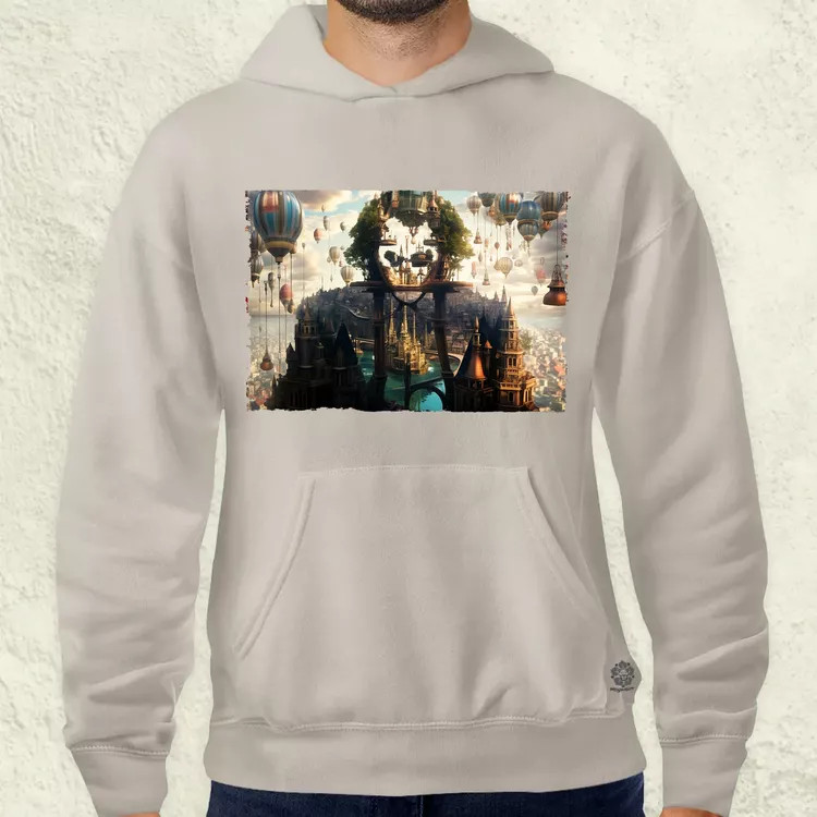 Pareidolia Joker város fantázia v2 férfi pulóver