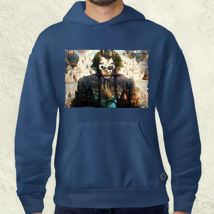 Pareidolia Joker város fantázia v2 férfi pulóver