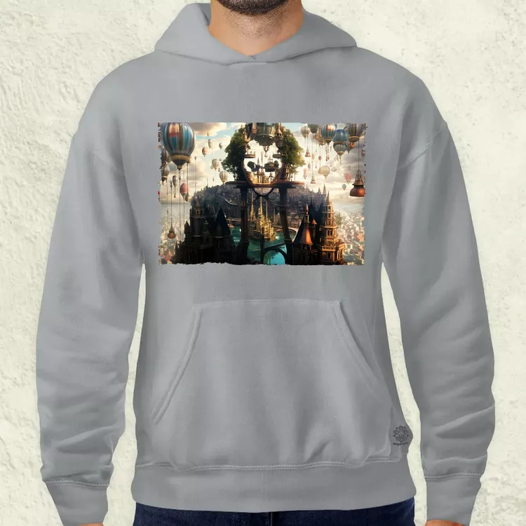 Pareidolia Joker város fantázia v2 férfi pulóver