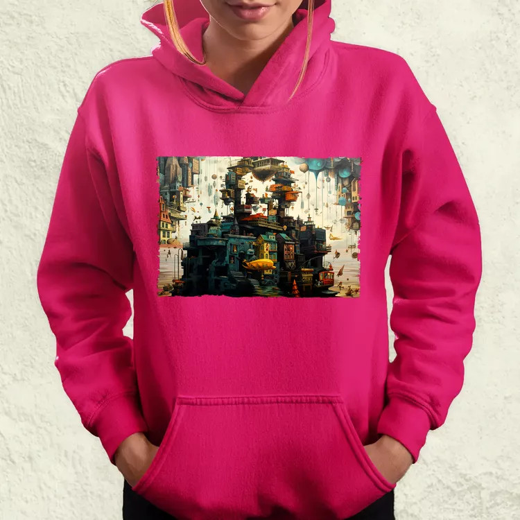 Pareidolia Joker város fantázia v3 női pulóver