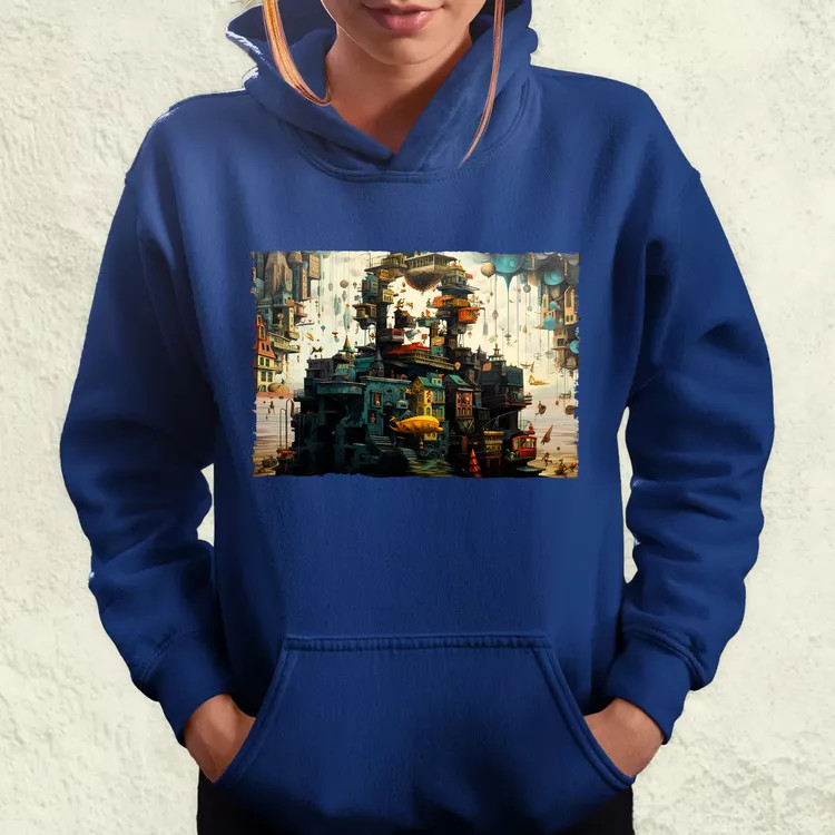 Pareidolia Joker város fantázia v3 női pulóver