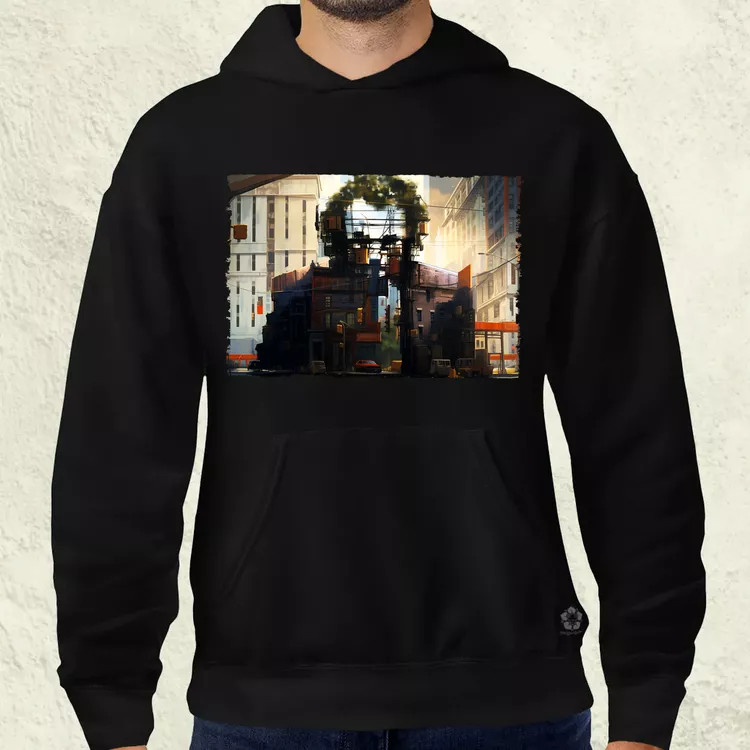 Pareidolia Joker város fantázia v4 férfi pulóver