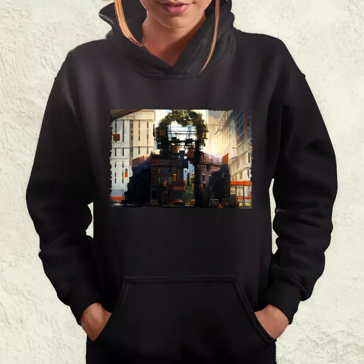 Pareidolia Joker város fantázia v4 női pulóver