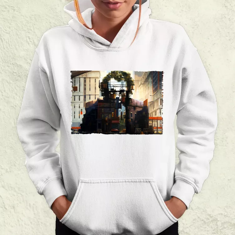 Pareidolia Joker város fantázia v4 női pulóver