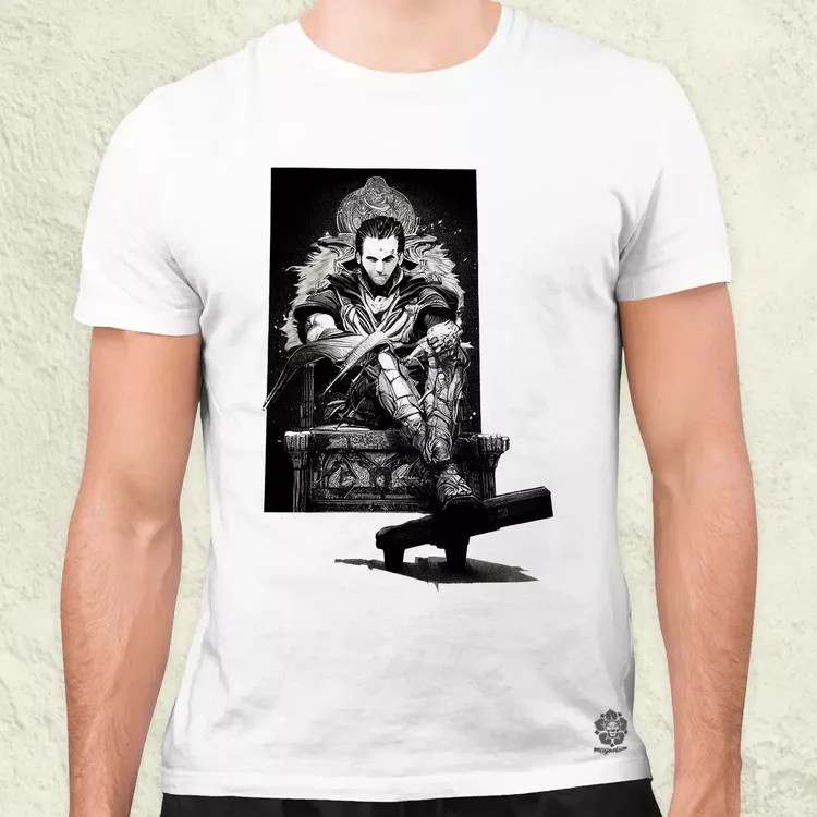 Skandináv mitológia Loki v2 férfi póló