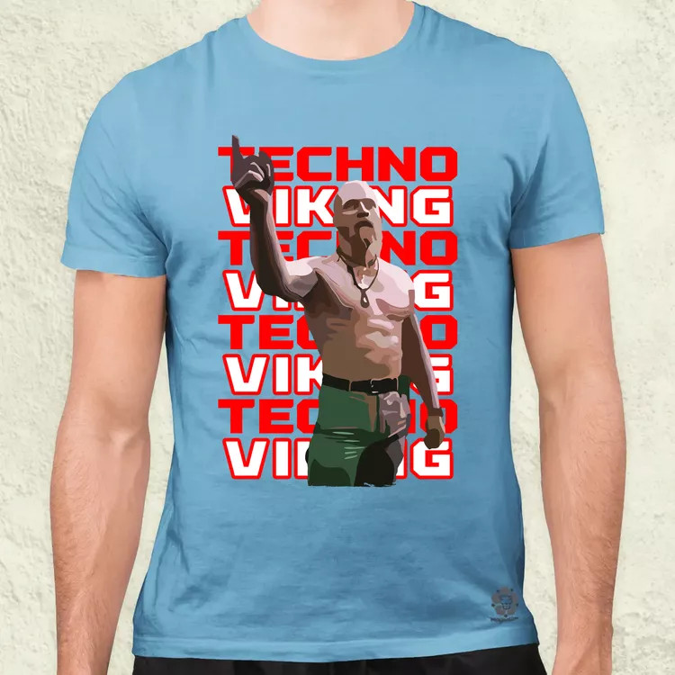 Techno Viking férfi póló