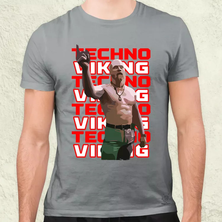 Techno Viking férfi póló