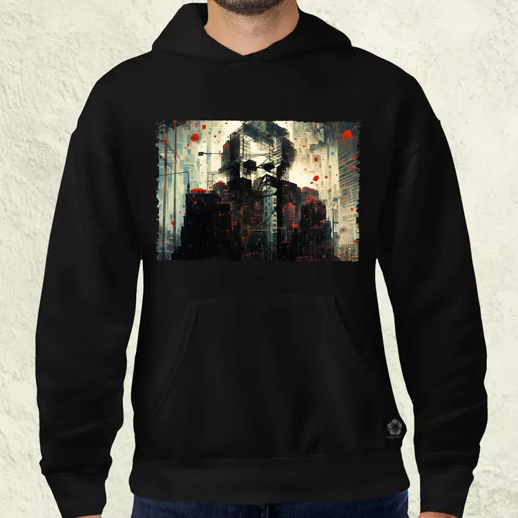 Pareidolia Joker város fantázia v5 férfi pulóver