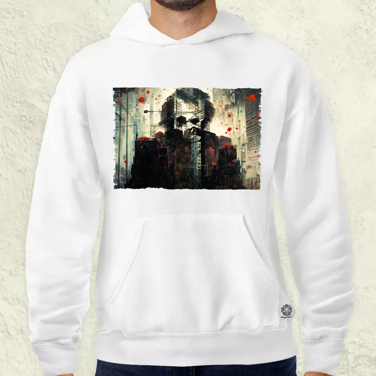 Pareidolia Joker város fantázia v5 férfi pulóver