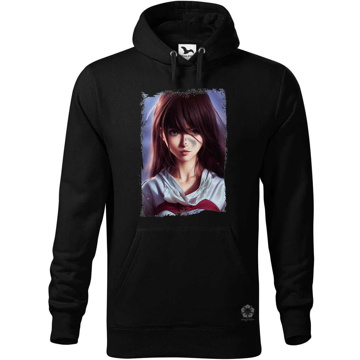 Anime lány pulóverben