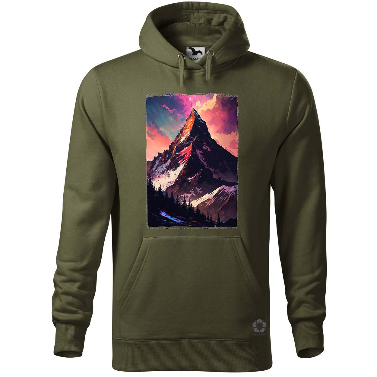 Digitális festett hegyek