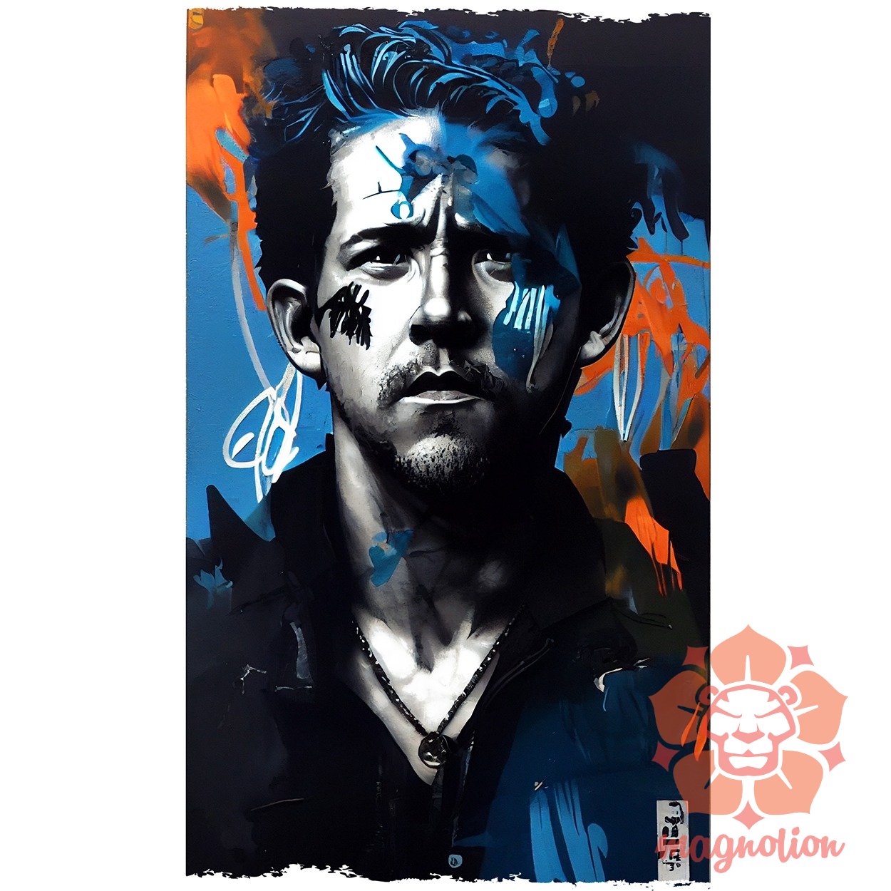 Graffiti művészet Ryan Reynolds v2