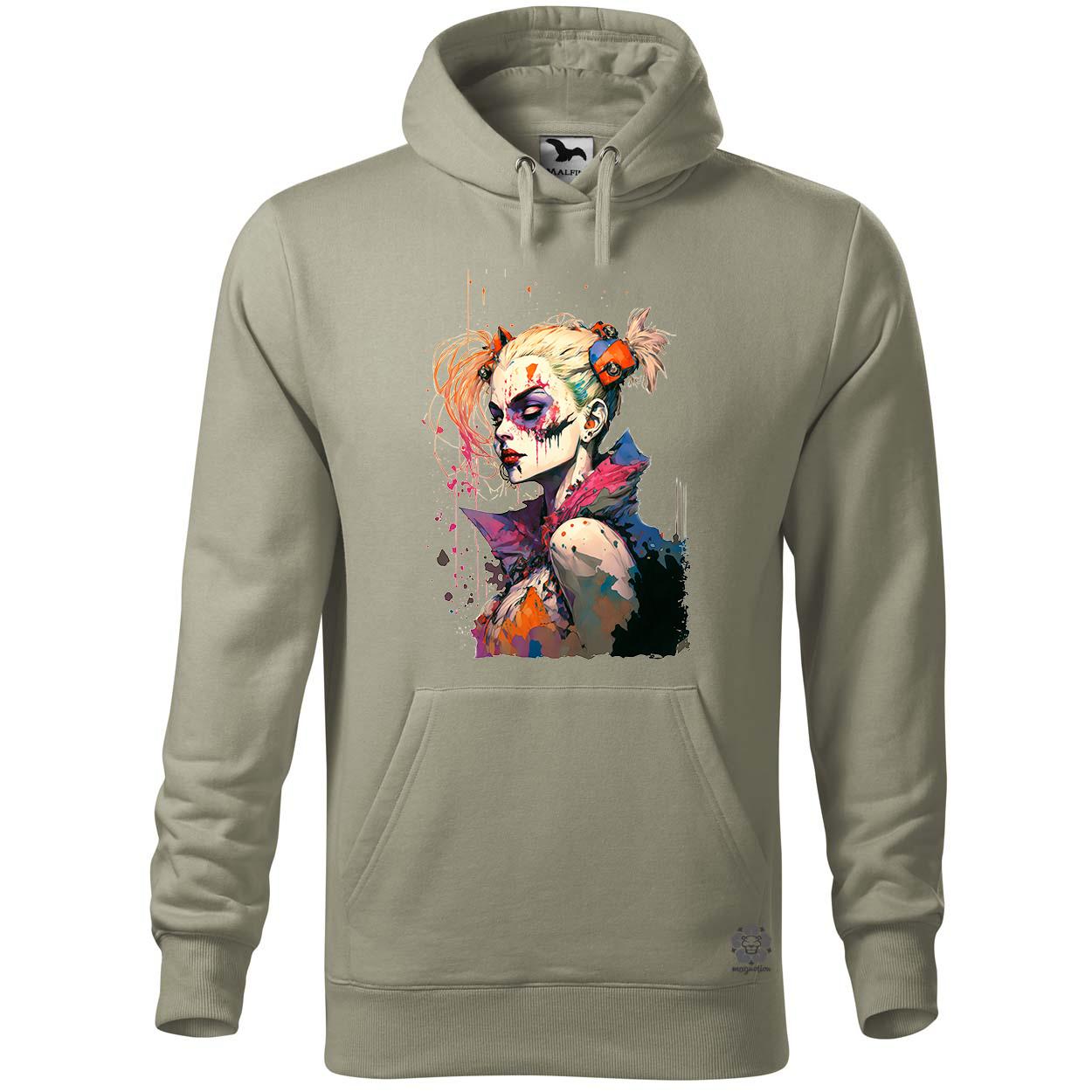 Harley Quinn portré digitális művészet