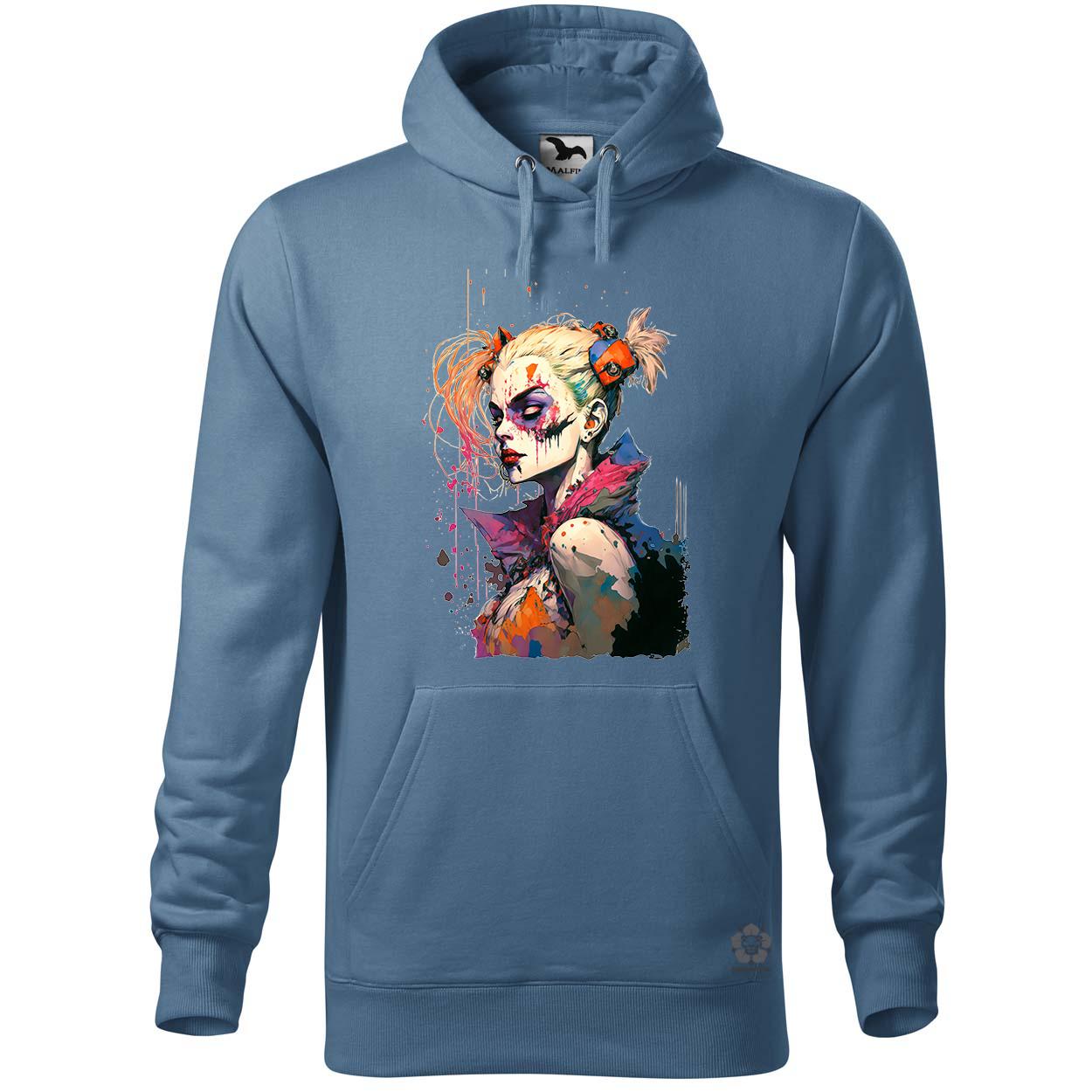 Harley Quinn portré digitális művészet