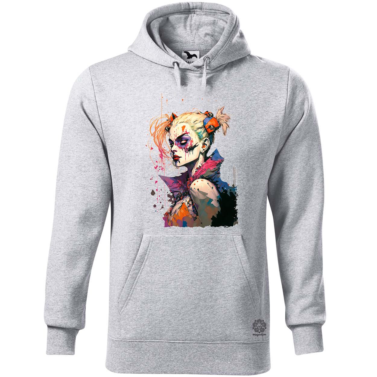 Harley Quinn portré digitális művészet