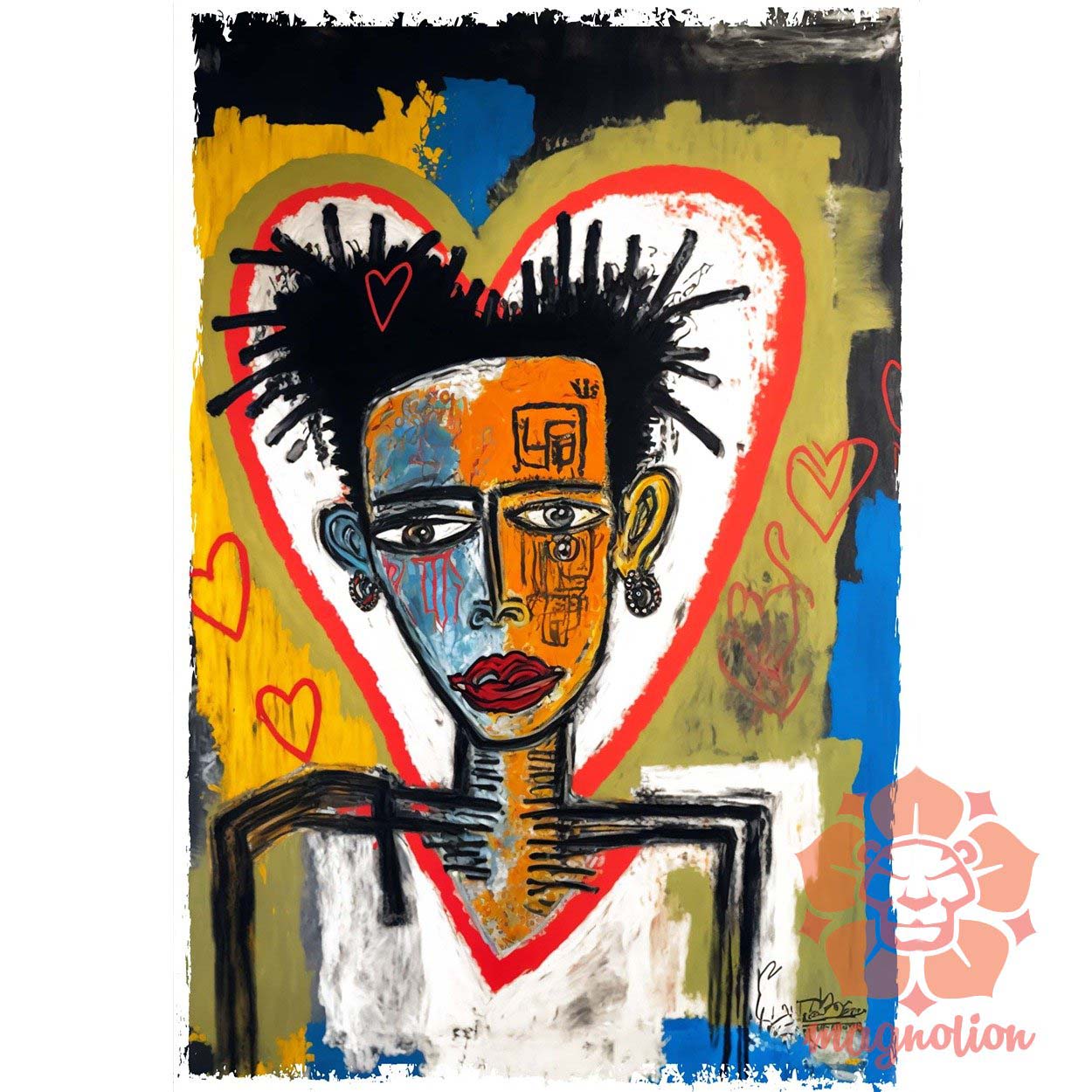 Basquiat digitális művészet v2
