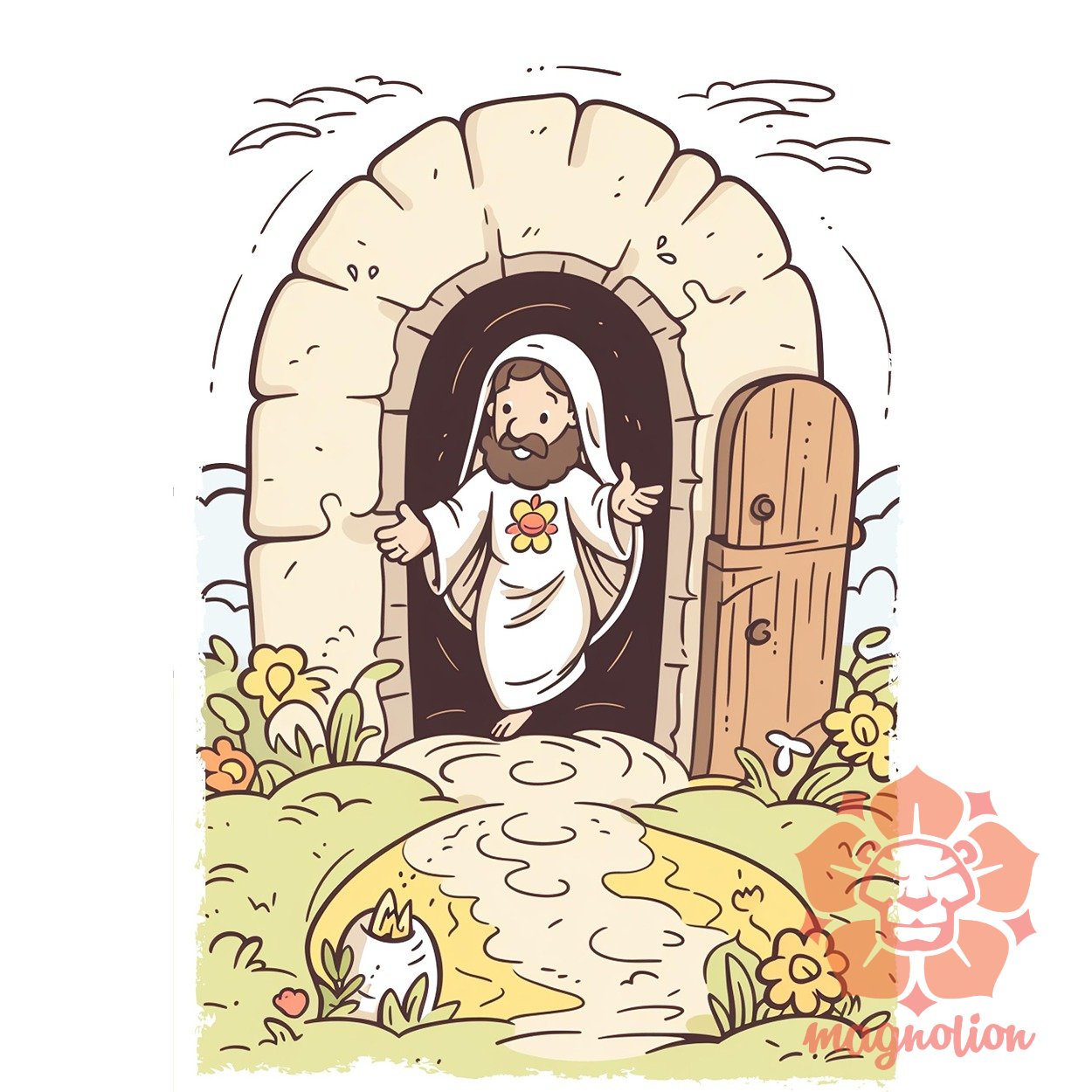 Rajzfilm húsvéti Jézus v1
