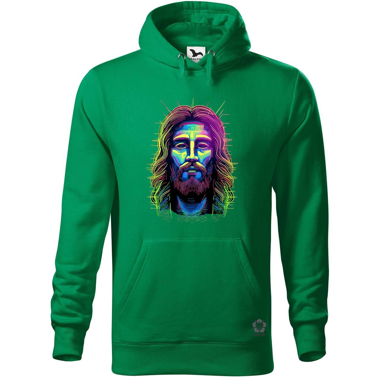 Retró neon Jézus v5 egyedi  pulóver 