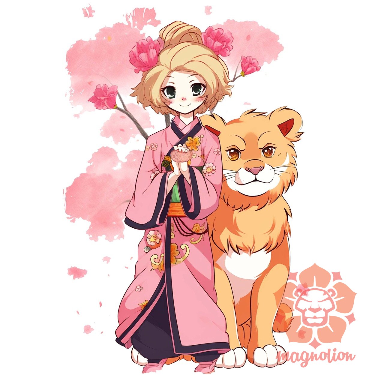 Sakura lány és oroszlán