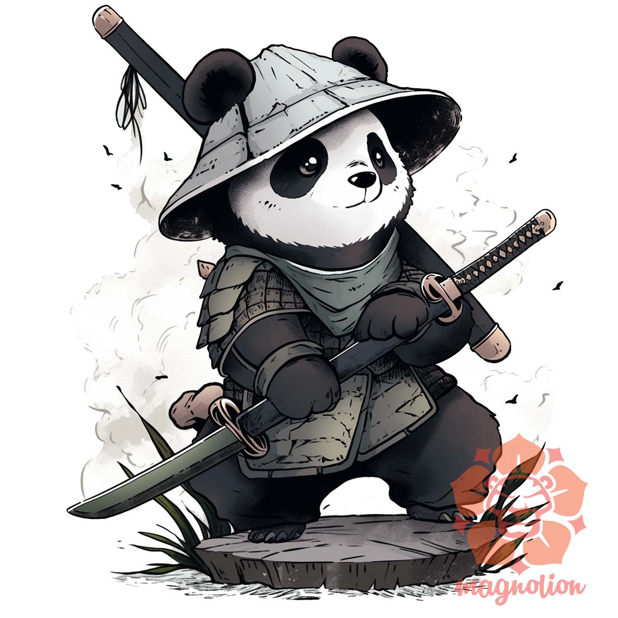 Chibi panda szamuráj v3