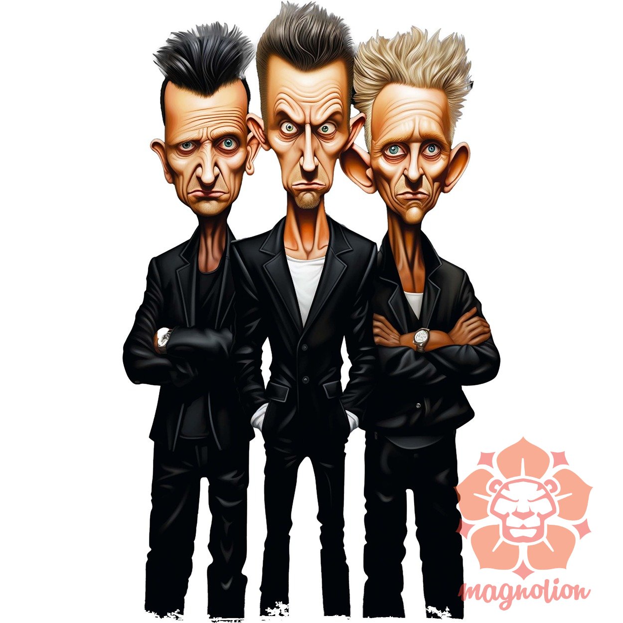 Depeche Mode karikatúra v3