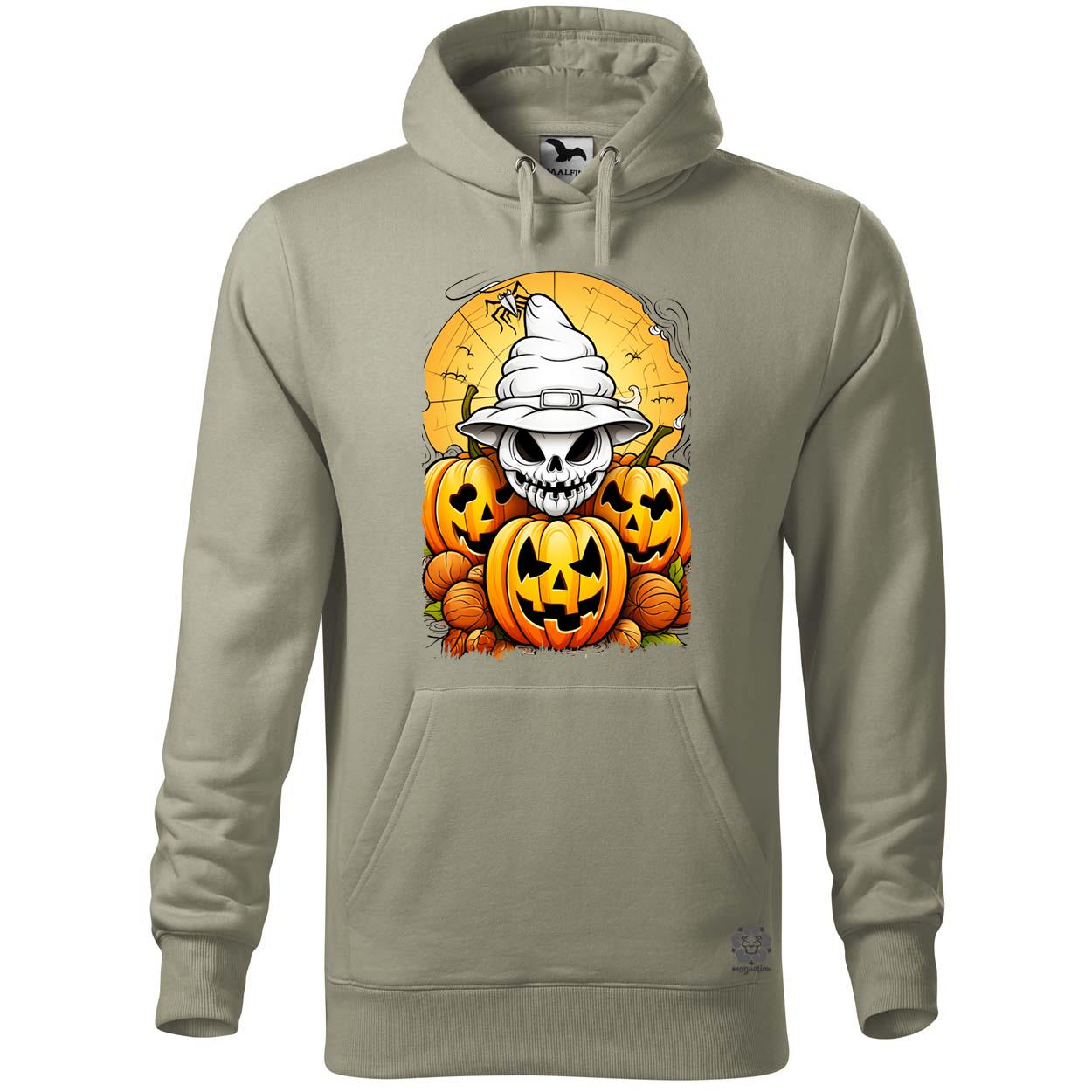 Halloween tök és koponya fantázia v11