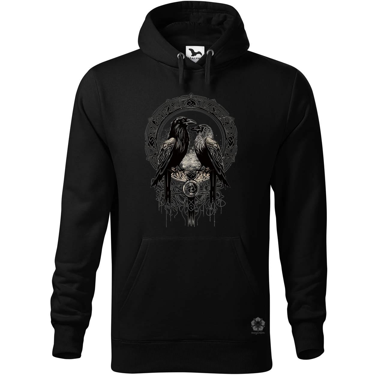 Hugin és Munin amulett v2 egyedi  pulóver 