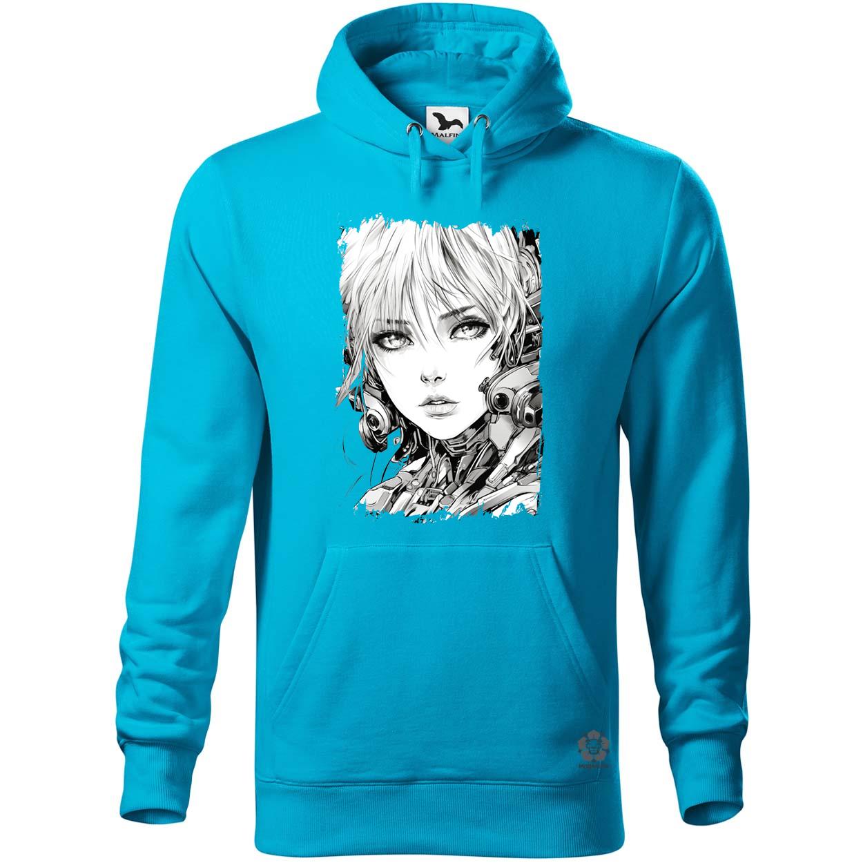 Női anime kiborg v3 egyedi  pulóver 