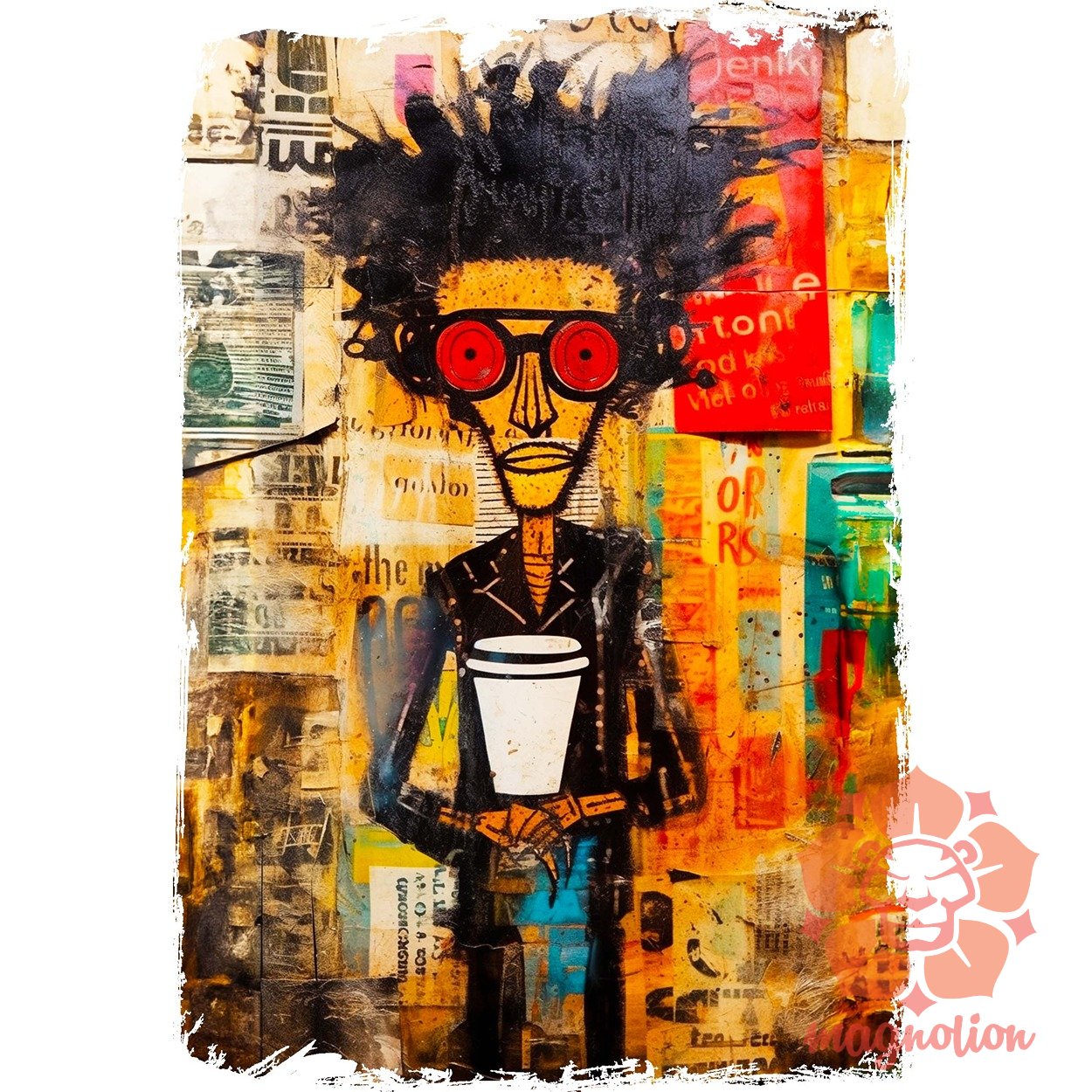 NYC napfelkelte Basquiat graffiti v7