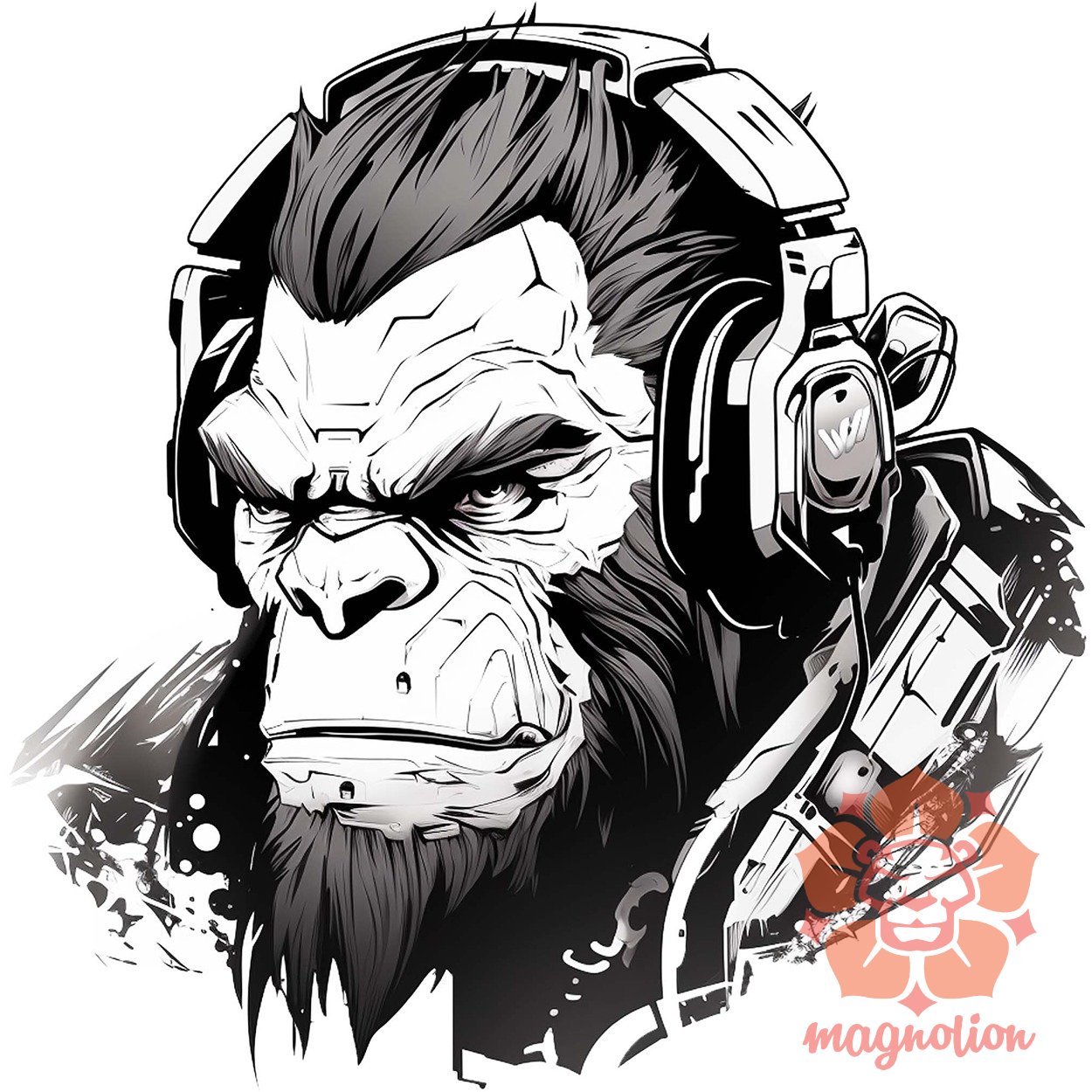 Cyberpunk gorilla v1
