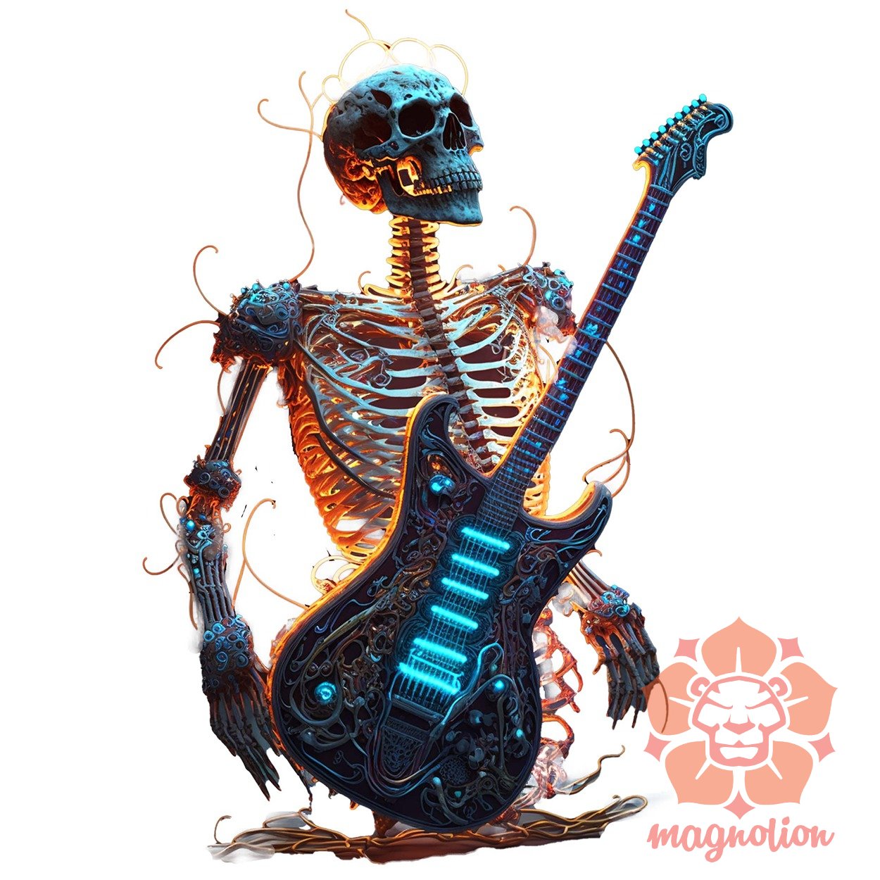 Csontváz gitározik