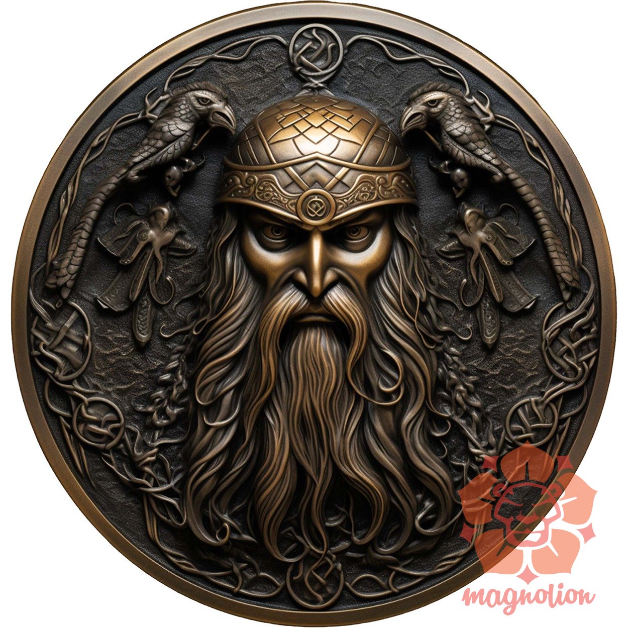 Odin és Hugin Munin amulett v3
