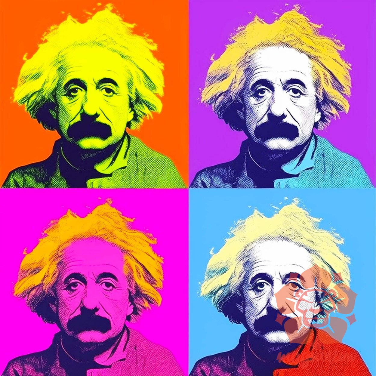 Pop art Einstein v5