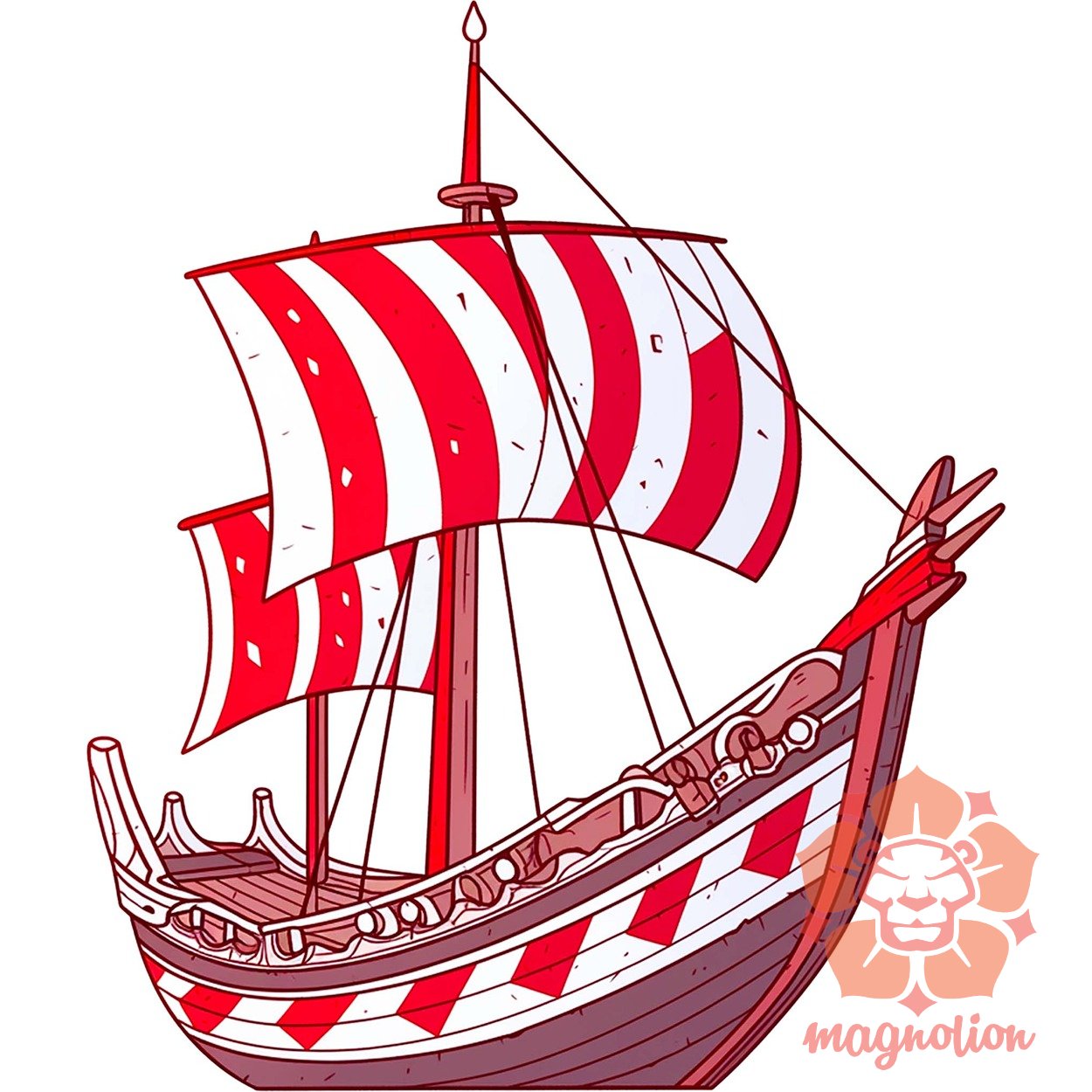 Viking hosszúhajó v5