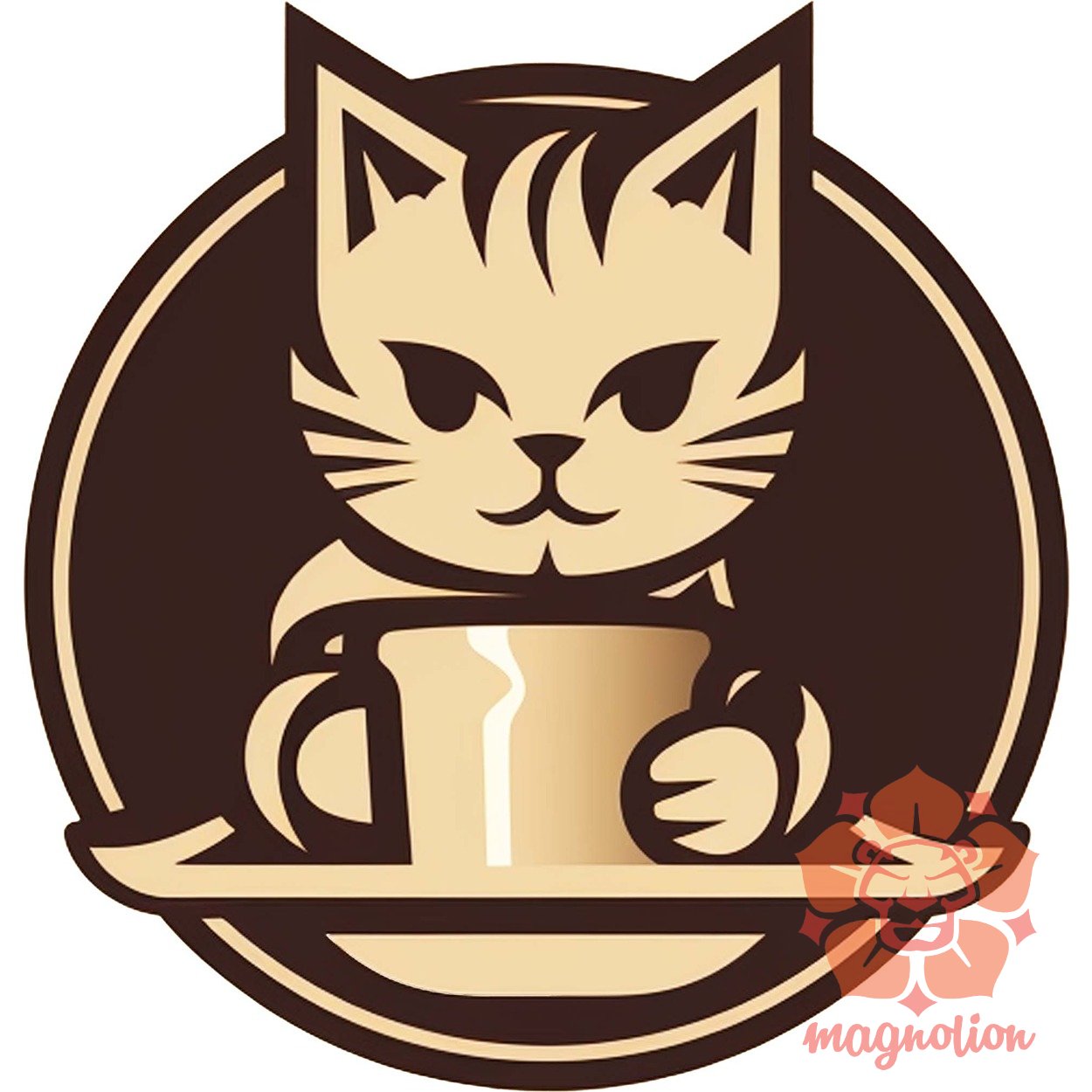 Macska és kávé zseb v2