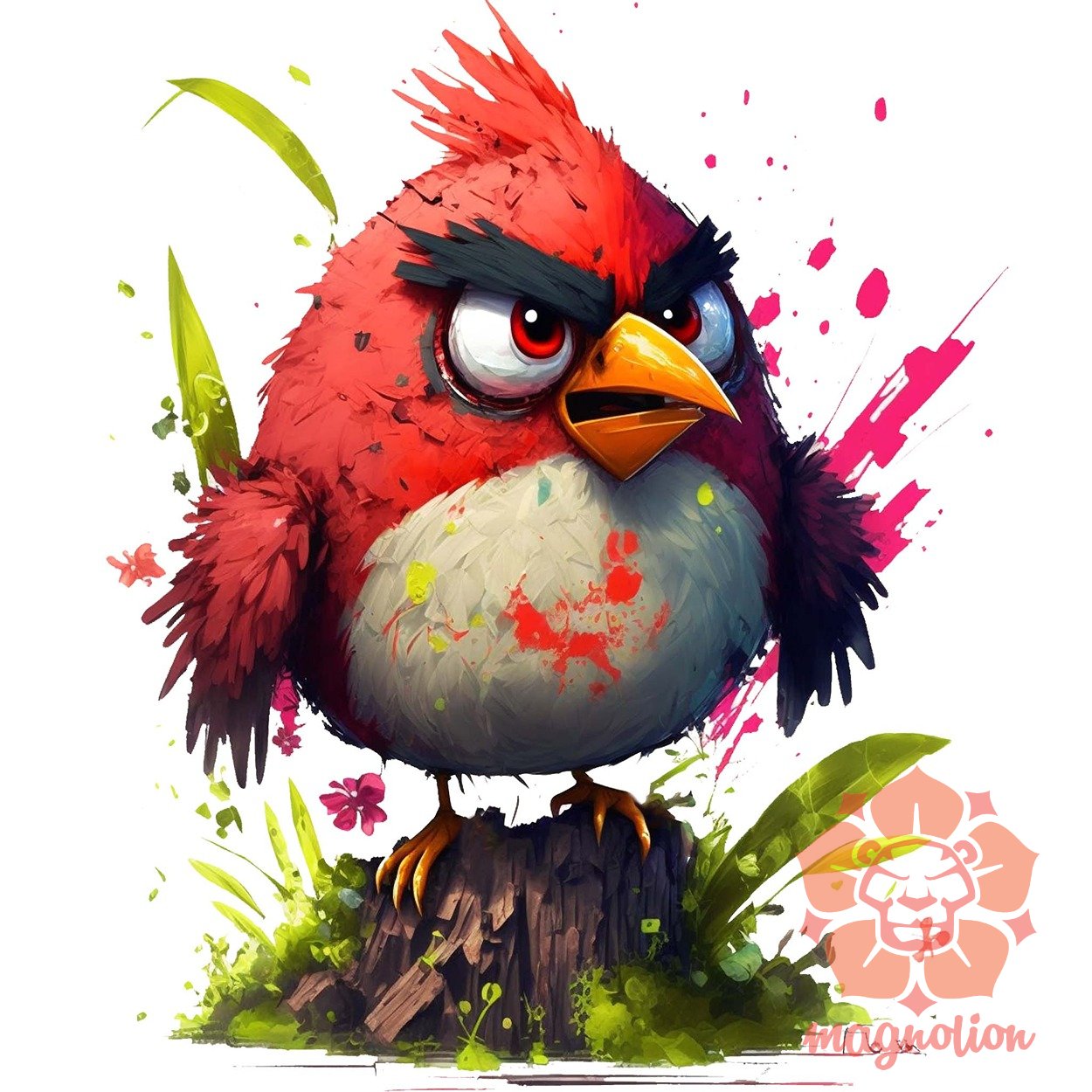 Piros Angry bird