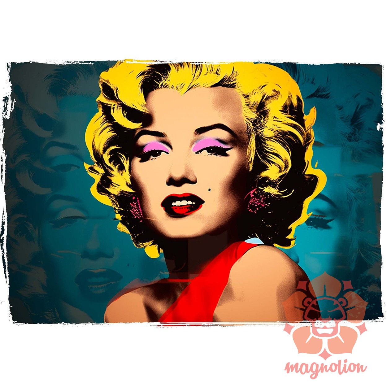 Pop art Marilyn Monroe v3