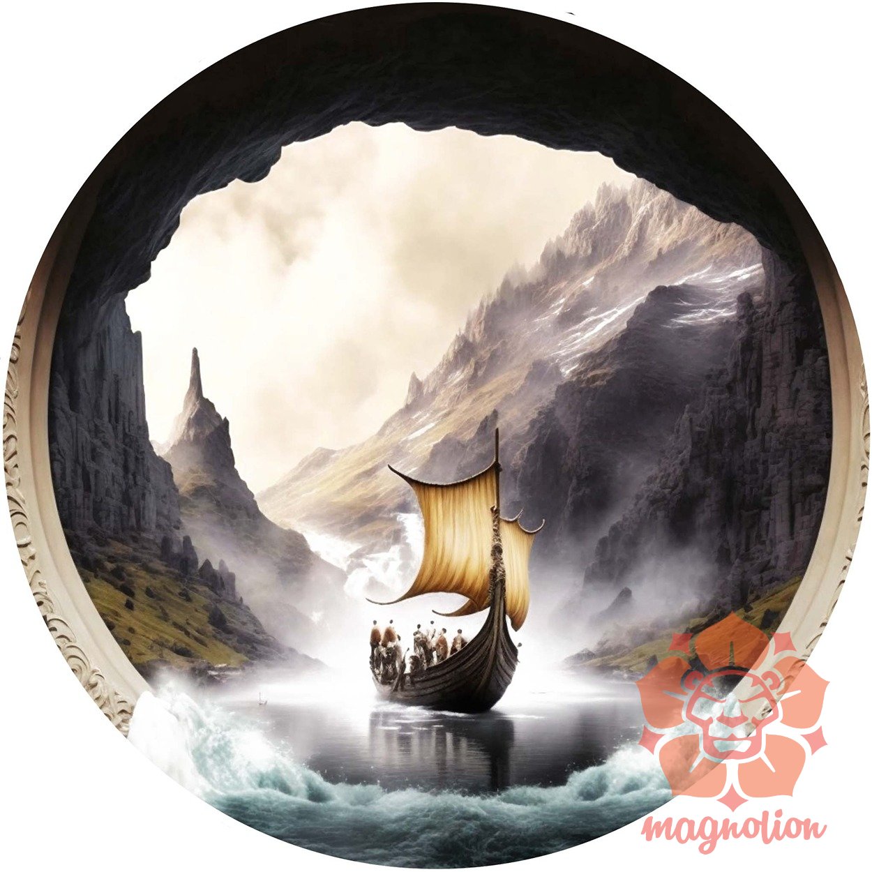 Viking hajó barlangban v2