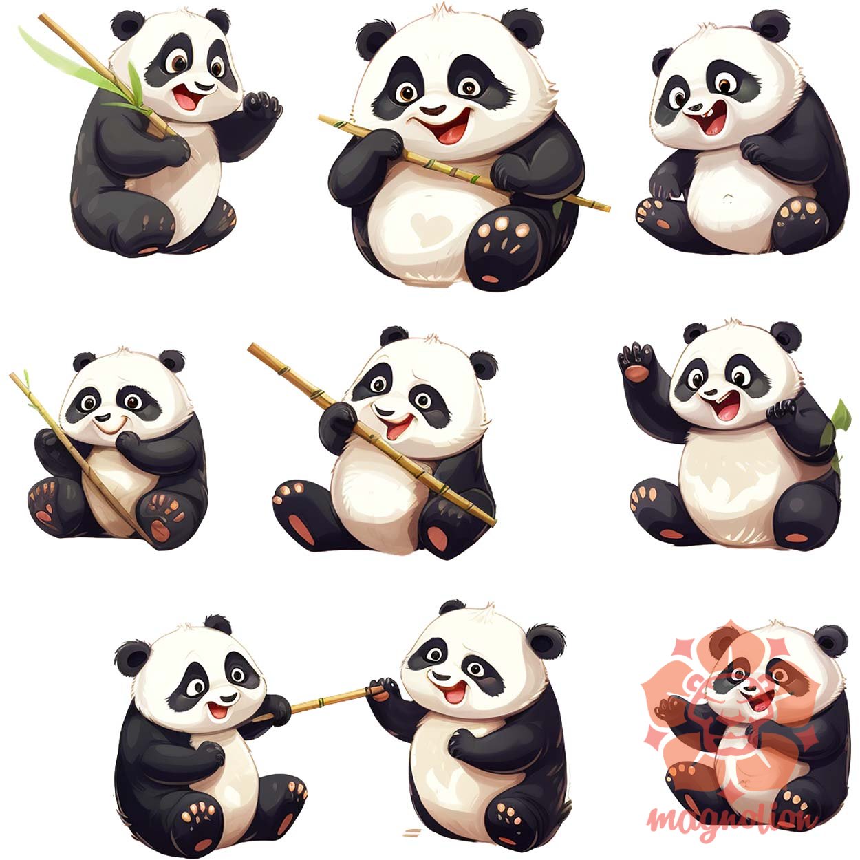 Panda kollázs v1