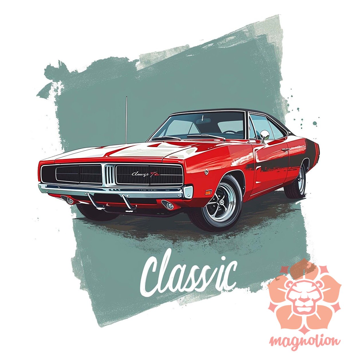 Klasszikus 1969 Dodge Charger v2